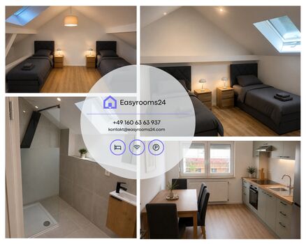 Easyrooms24 - über 20 Schlafplätze bei Heilbronn