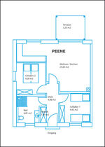 Ferienhaus Achter-Rachter mit 4 Drei-Raumwohnungen Bild 9