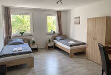 Doppelzimmer mit zwei Einzelbetten