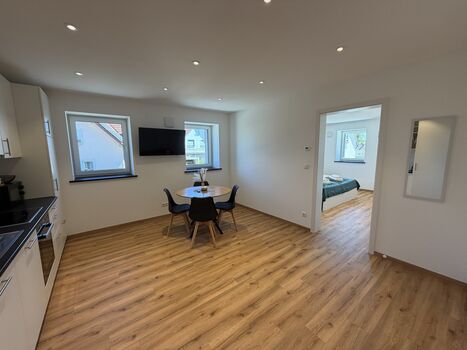 Monteurunterkunft Burgau an der A8, 8 Apartments, Parkplatz für Transporter Bild 3