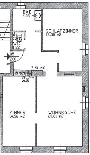 Sonnige 60 m² Wohnung mit 2 Schlafzimmern Bild 3