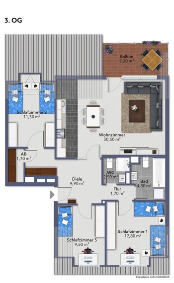 SAP11/ Socha Apartments/ Monteurunterkunft/ Hilden/ 5Pers Bild 2