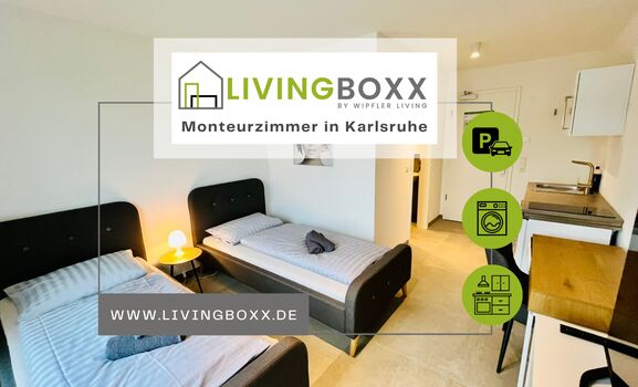 LIVINGBOXX - Monteurzimmer Karlsruhe (DEU|EN|PL|HU|RU)