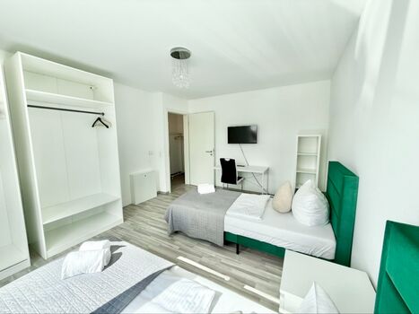 Großzügige Wohnung Vollausstattung, hygienisch sauber