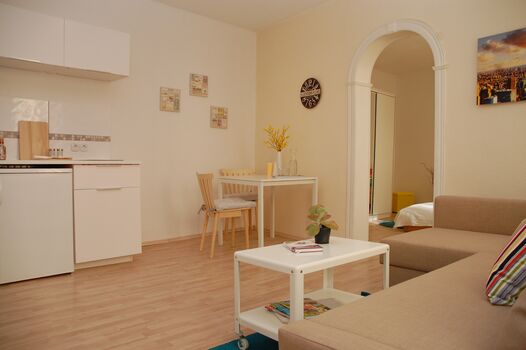 Blick auf den Essbereich