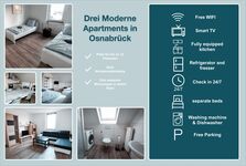 🌟 3 Moderne Monteurwohnungen in Osnabrück 🌟 Bild 1