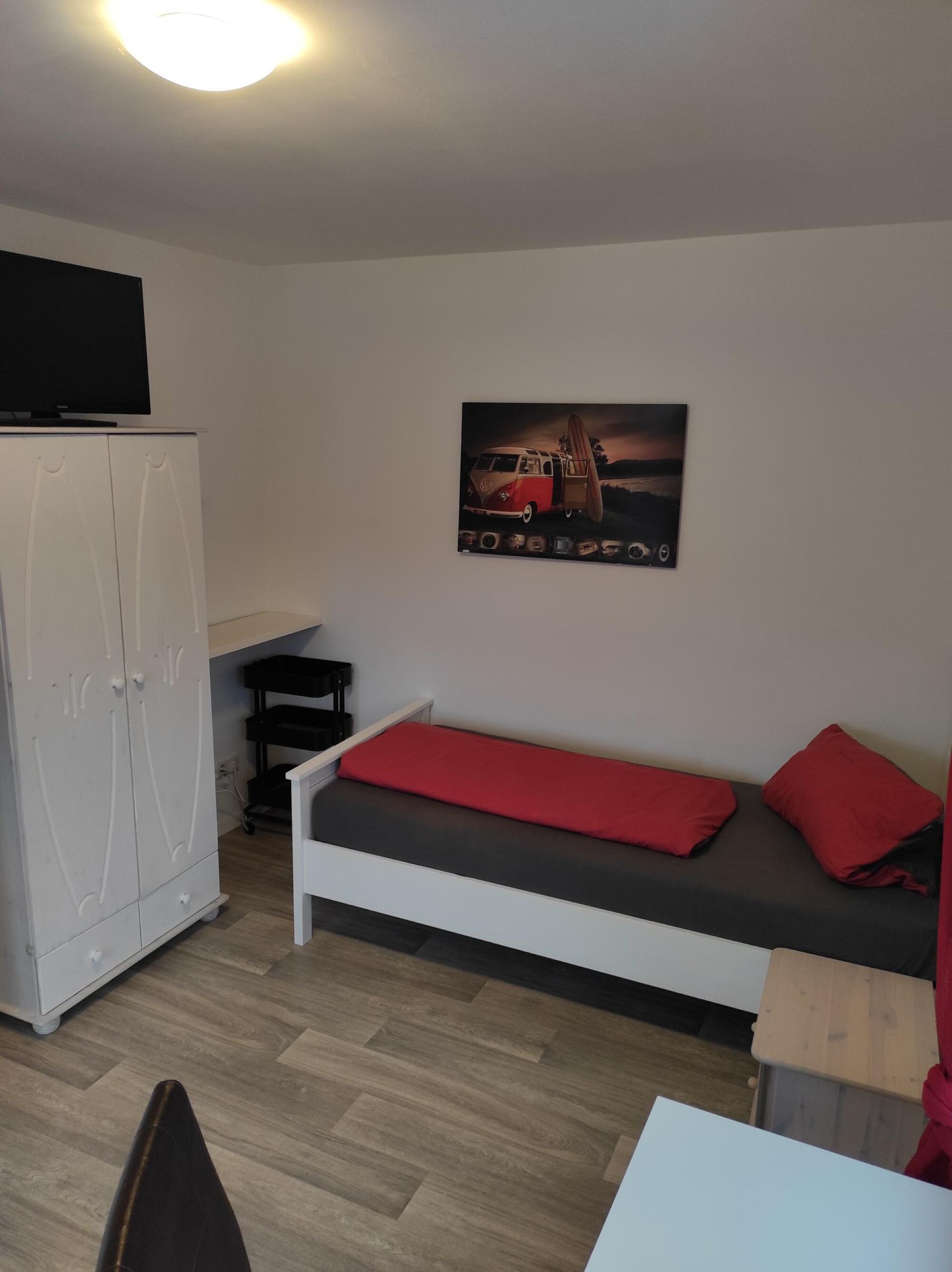 Schlafzimmer 1,2 Bett