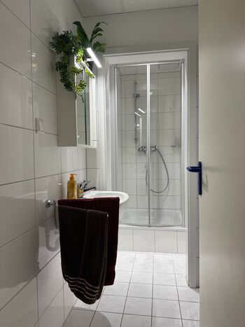 Dusche 1 separiert (Wohnung B)