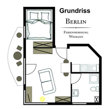 Berlin Oase - gemütliche Wohnung mit Balkon 400 m bis Berlin Bild 5