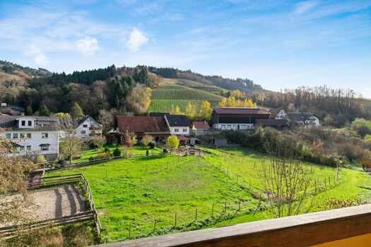 wunderschöner Ausblick vom Balkon