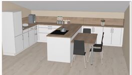 Neue Küche – wird aktuell eingebaut, voll ausgestattet