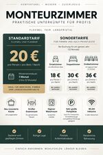 Komfortable Monteurzimmer & Langzeitaufenthalte – Bild 1