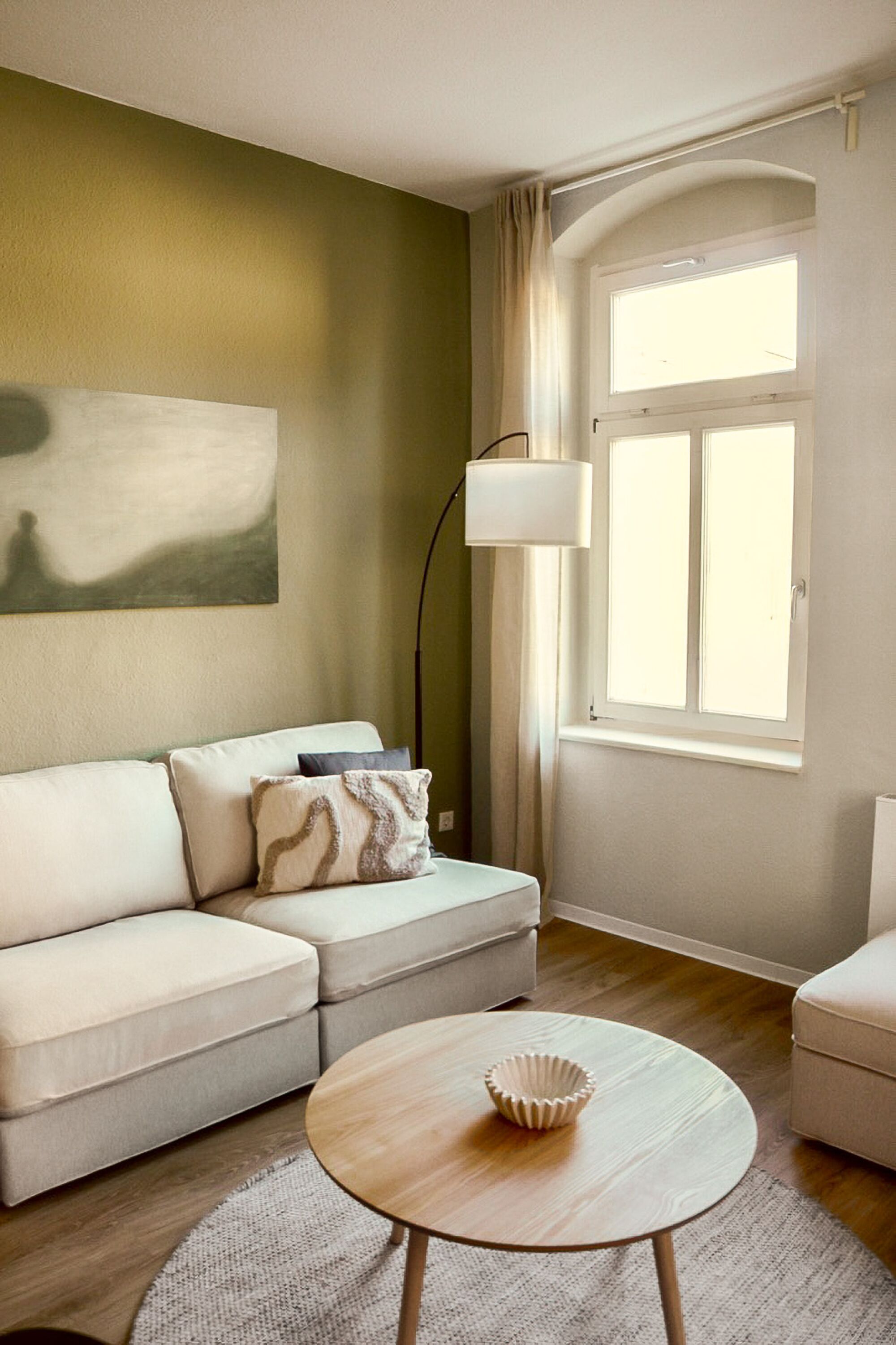 Wohnzimmer Monteurswohnung Unterkunft Zimmer Dresden