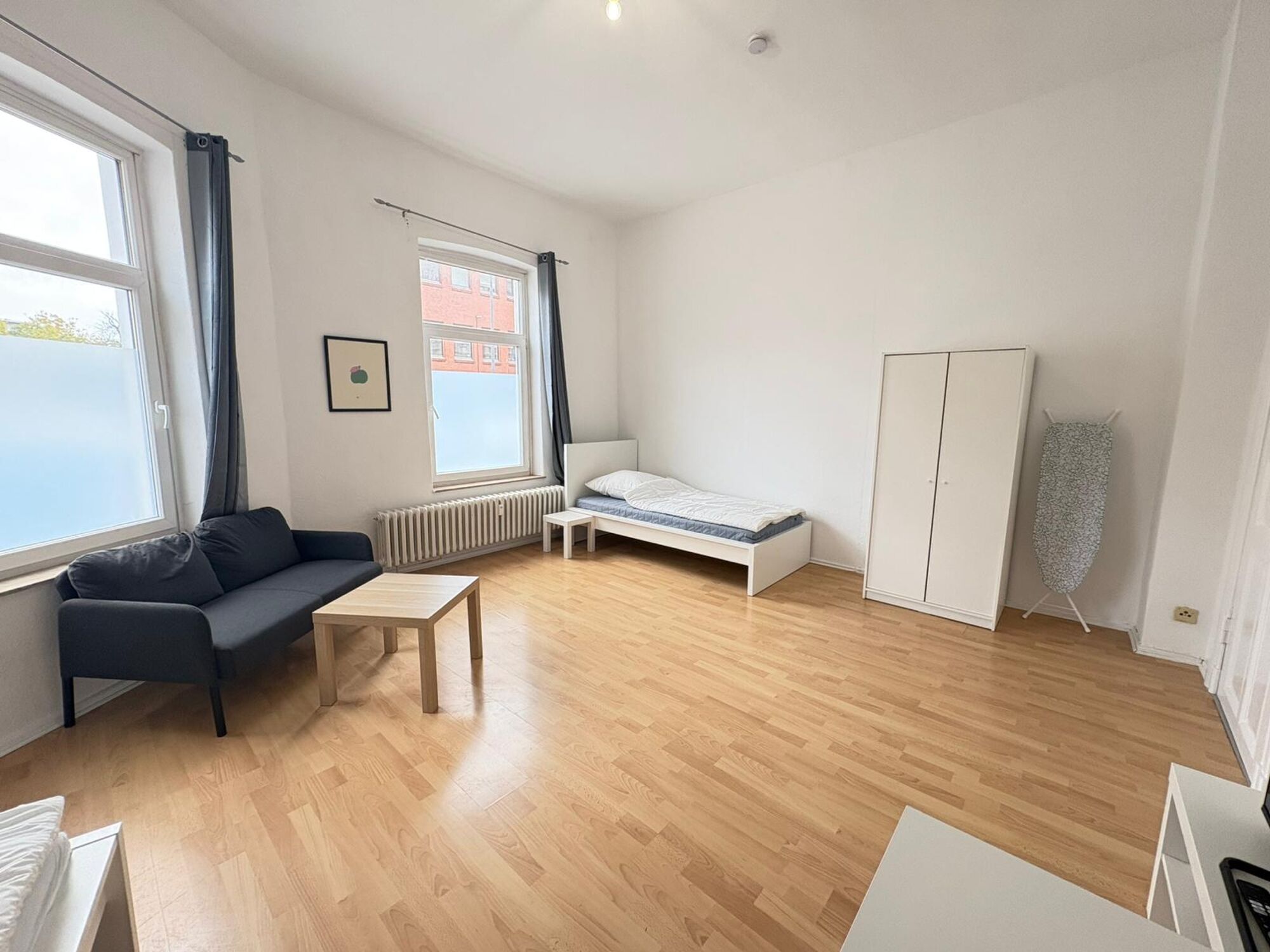 Schlafzimmer mit 2 Einzelbetten