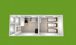 EMAS 5 / Whg. mit 3 Einzelbetten, WLAN, Küche, Waschmaschine Picture 1