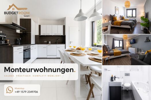 Monteurwohnungen in Bochum, Herne, Gelsenkrichen, Marl