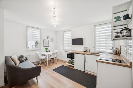 4 Apartments - 8 Einzelbetten - Bettwäsche / Handtücher inkl - parken Zdjęcie 2