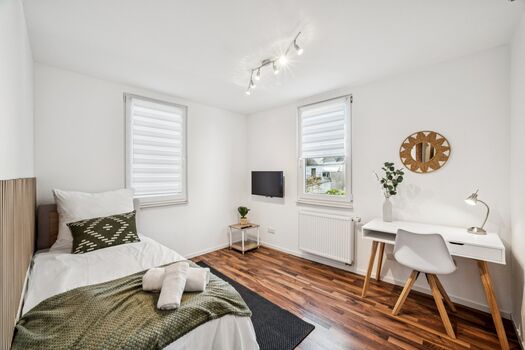 4 Apartments - 8 Einzelbetten - Bettwäsche / Handtücher inkl - parken