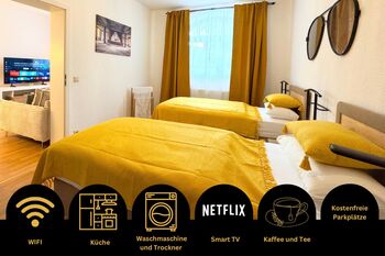 Top Apartment Dresden *Vollausstattung* Nähe A4-Flughafen