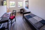 Single room with private bathroom