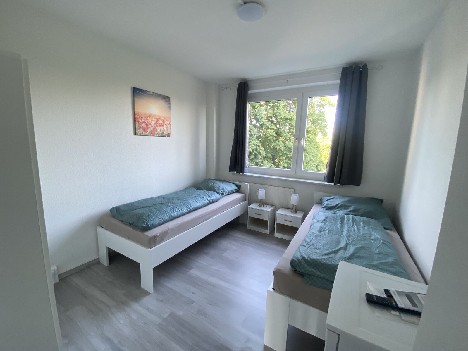 Schlafzimmer mit TV