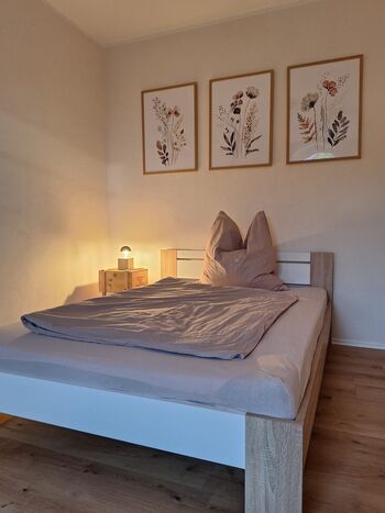Eines der zwei Schlafzimmer
