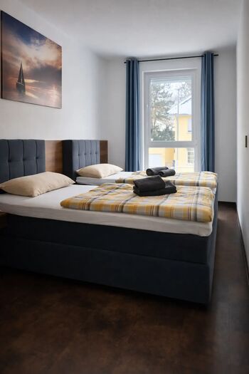 4-Bett-Apartments Komfort, Schlafzimmer