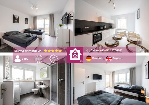 Easy Apartments 24 I Einzelbetten garantiert!