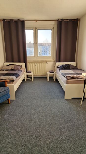 3-Zimmer-Monteurwohnung mit Balkon nahe Borna