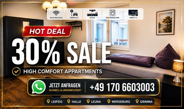 Monteurzimmer Schkopau | All Inclusive Apartments