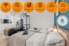HOME FOR YOU I 2-Bettzimmer für 2 Personen I Bocholt Bild 1