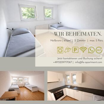 F&E // Vollausgestattete Wohnung im Zentrum Heilbronn