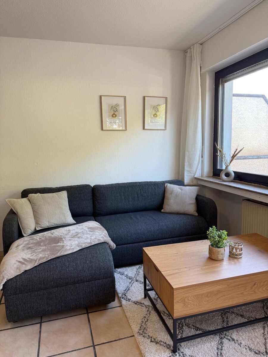 Wohnbereich mit Schlafcouch