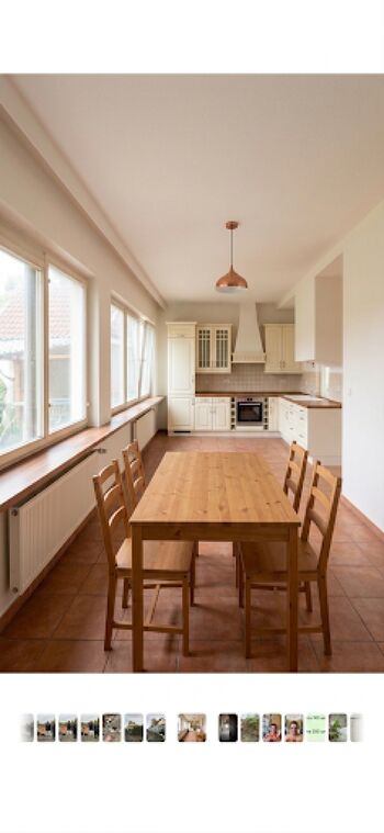 Helle Monteurwohnung mit voll ausgestatteter Küche, Waschrau