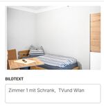 Zimmer 1 von 4 mit TVund Wlan 