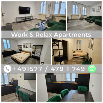 Work and Relax Apartments Remscheid für bis zu 8 Personen