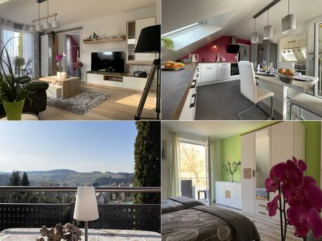 Komfortable Ferienwohnung Schauenstein–Frankenwald & Balkon