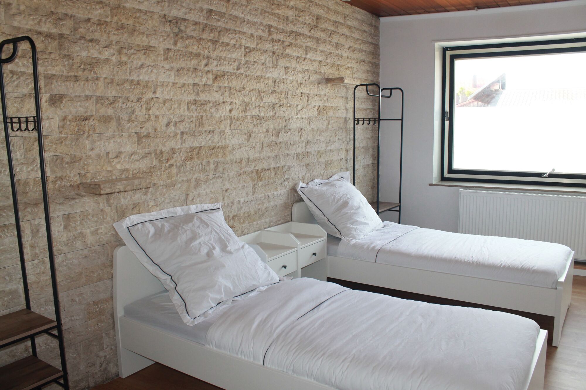 Schlafzimmer 1 mit 2 Einzelbetten