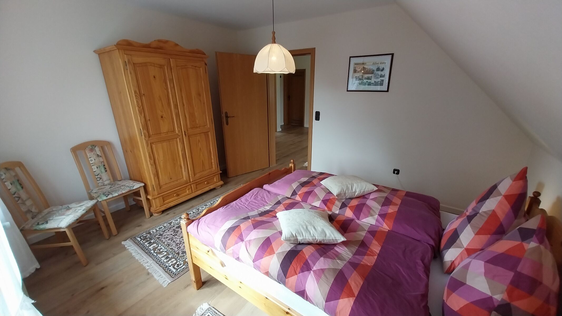 Schlafzimmer 2 mit Doppelbett