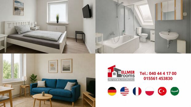 Mitarbeiterzimmer ab 16 Euro heute anfragen, morgen einziehen Bild 1