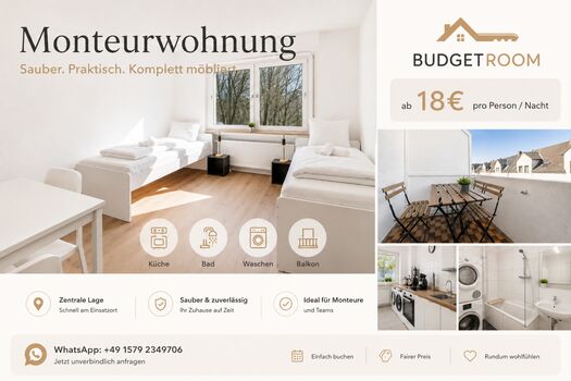 Apartments in Bochum- voll ausgestattet mit top Lage! Bild 1