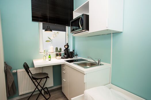 8 Studios mit eigenem Bad, Kitchenette, Waschmaschine, WLan und TV Obrázok 4