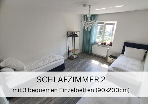 Augsburg | Zentral | 4-Zimmer | 6 Betten | 2 Stellplätze Bild 3