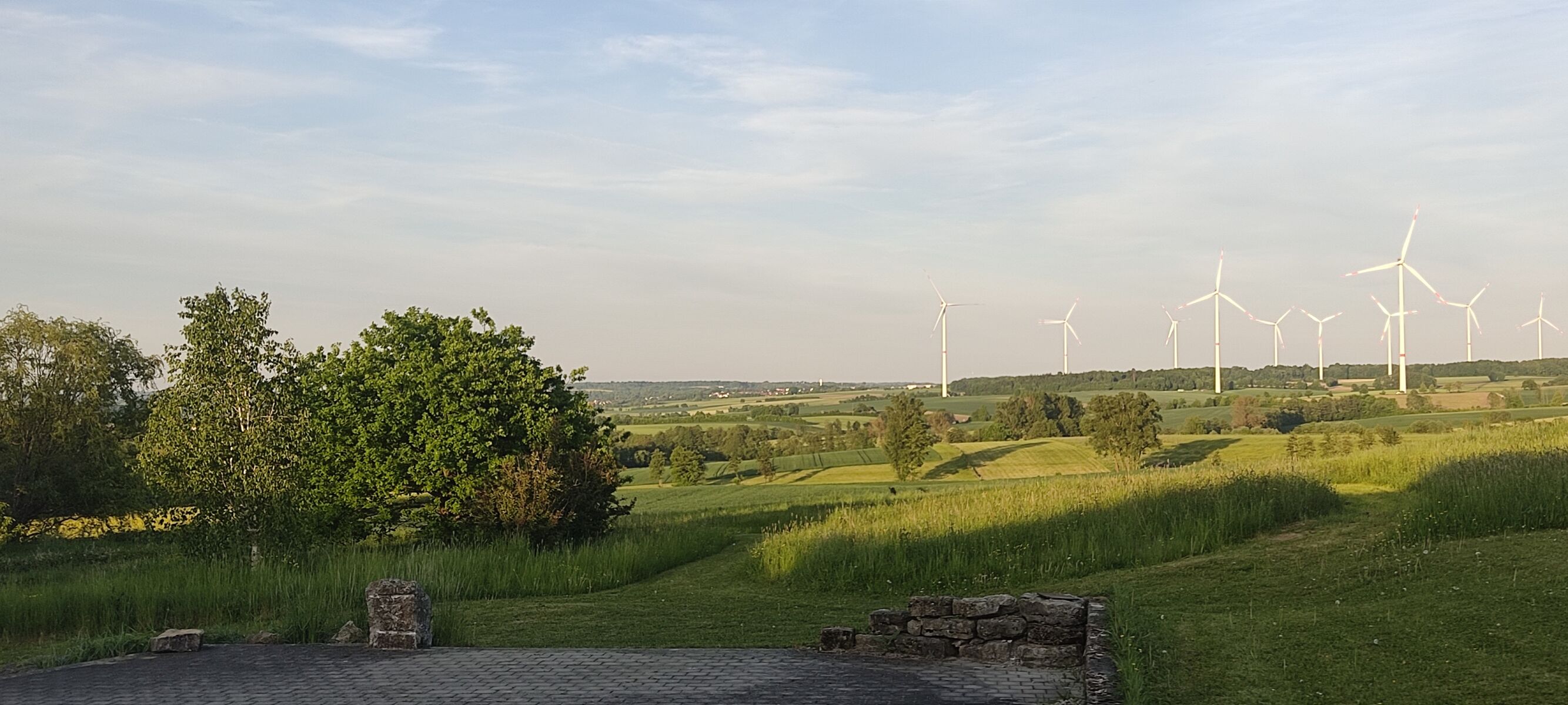 Aussicht von der Wohnung aus