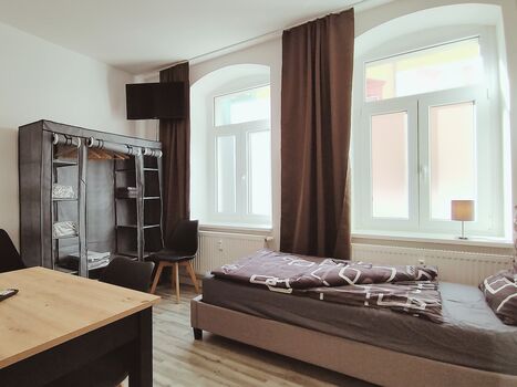 Monteurwohnung in Freiberg mit Balkon und WLAN