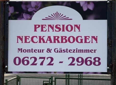 MONTEUR & GÄSTEZIMMER Pension Neckarbogen Bild 1