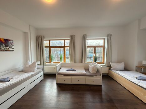 Monteurwohnungen Stadthafen Rostock -Fischerhafen+Hafenblick