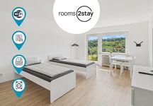 Balkon und Parkplatz | Komfortable Unterkünfte in Lüdenscheid Bild 1