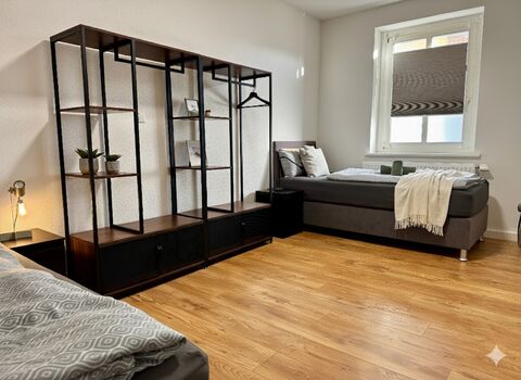 TeamHome Leuna & Merseburg - Monteurzimmer am Chemiepark - Einzelbetten Zdjęcie 2