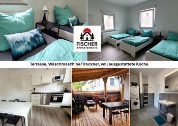 Fischer Appartements - NEU renoviert, Terrasse, zentral